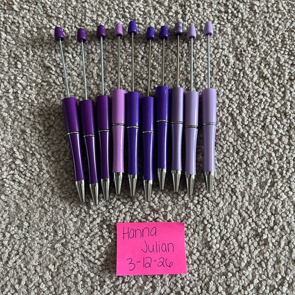 Colorful Beadable Pens Set - Picture 7 of 10